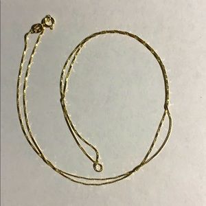 10K 20" Yellow Gold 0.6mm Box Chain